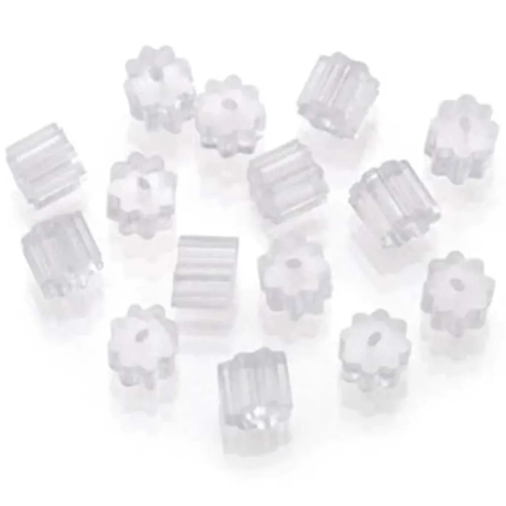 French Earwire Earring Keepers Clear 180 pieces