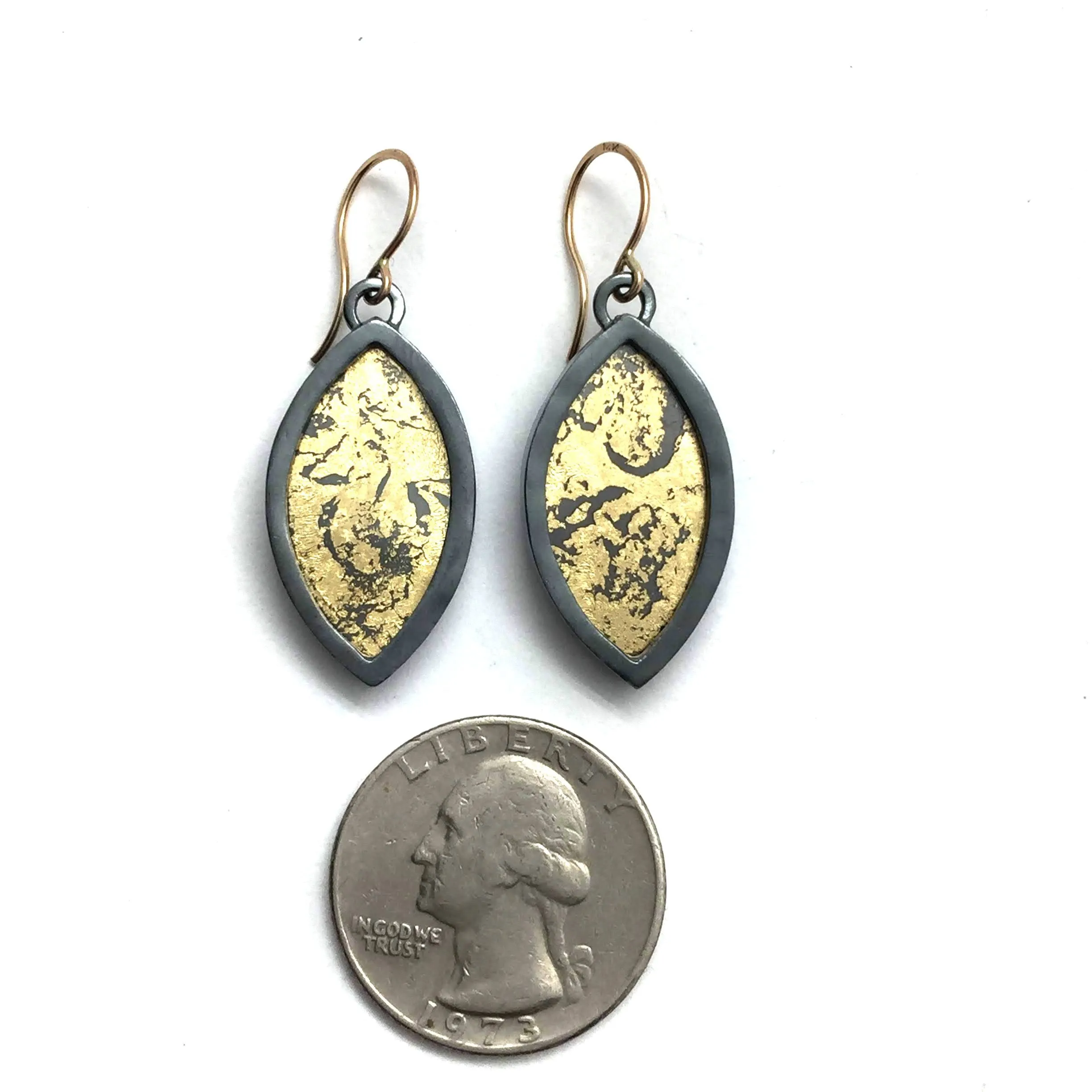 Golden Marquis Earrings