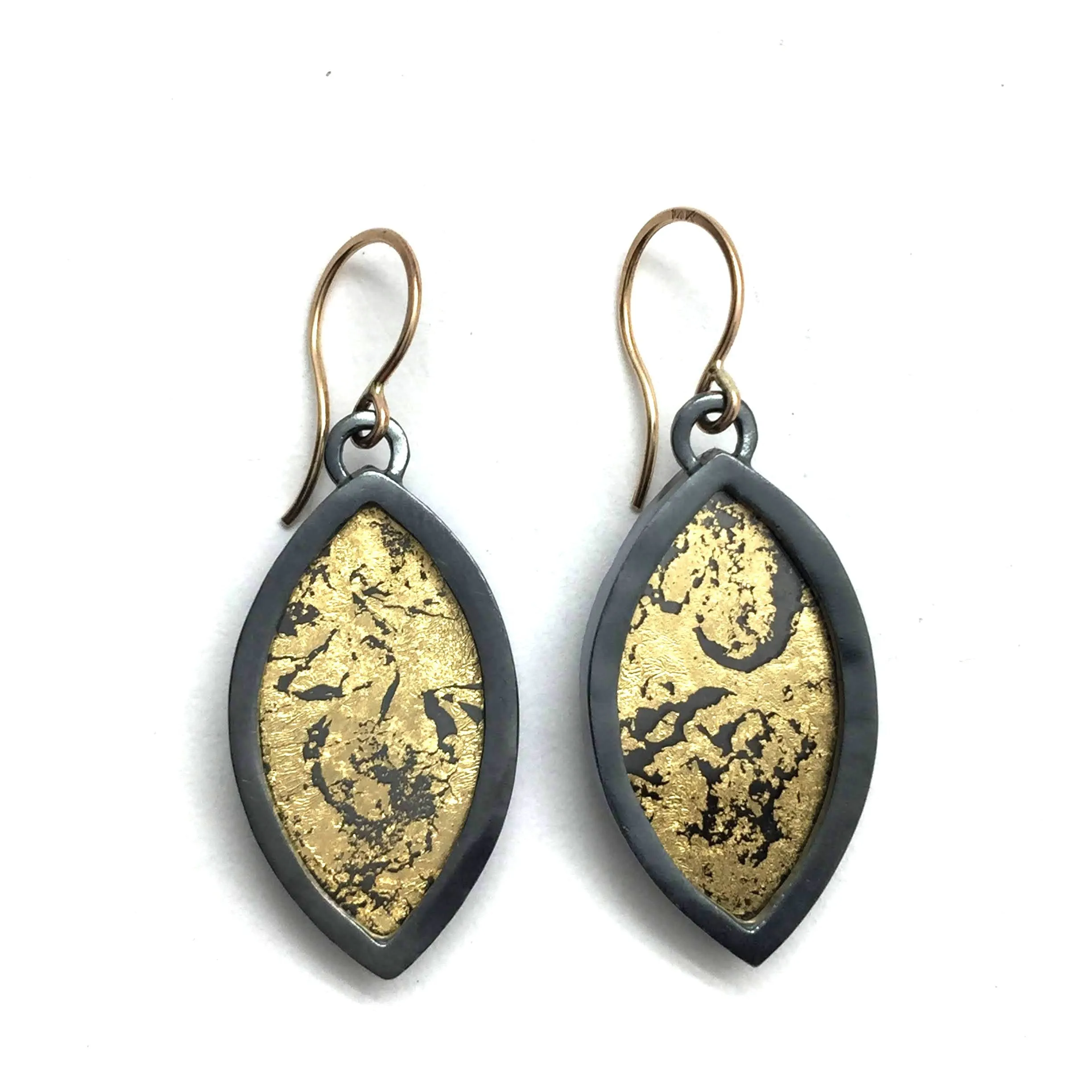 Golden Marquis Earrings