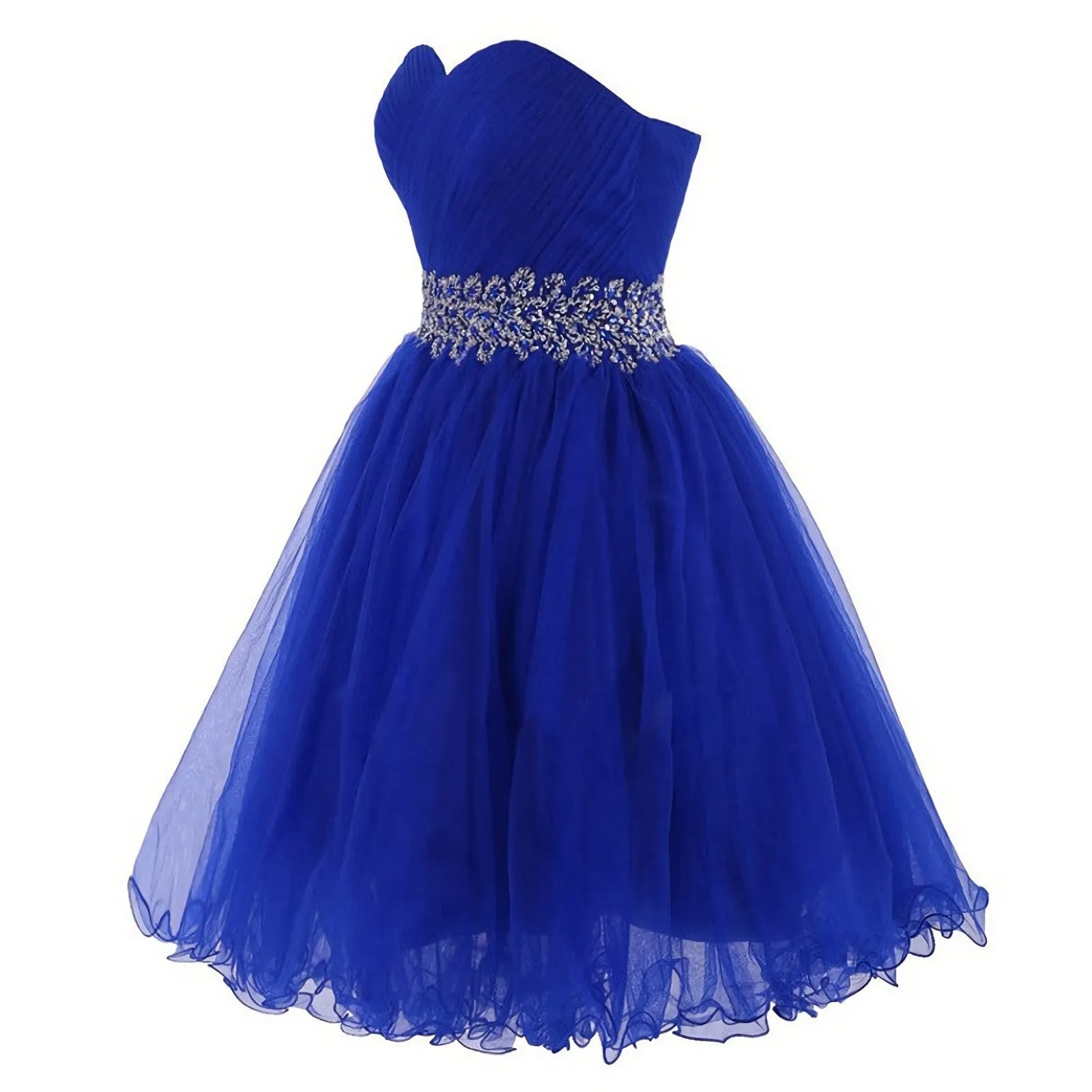 Homecoing Short Homecoing Sweetheart Royal Blue Homecoing Beading Homecoing Royal Blue Prom Dresses