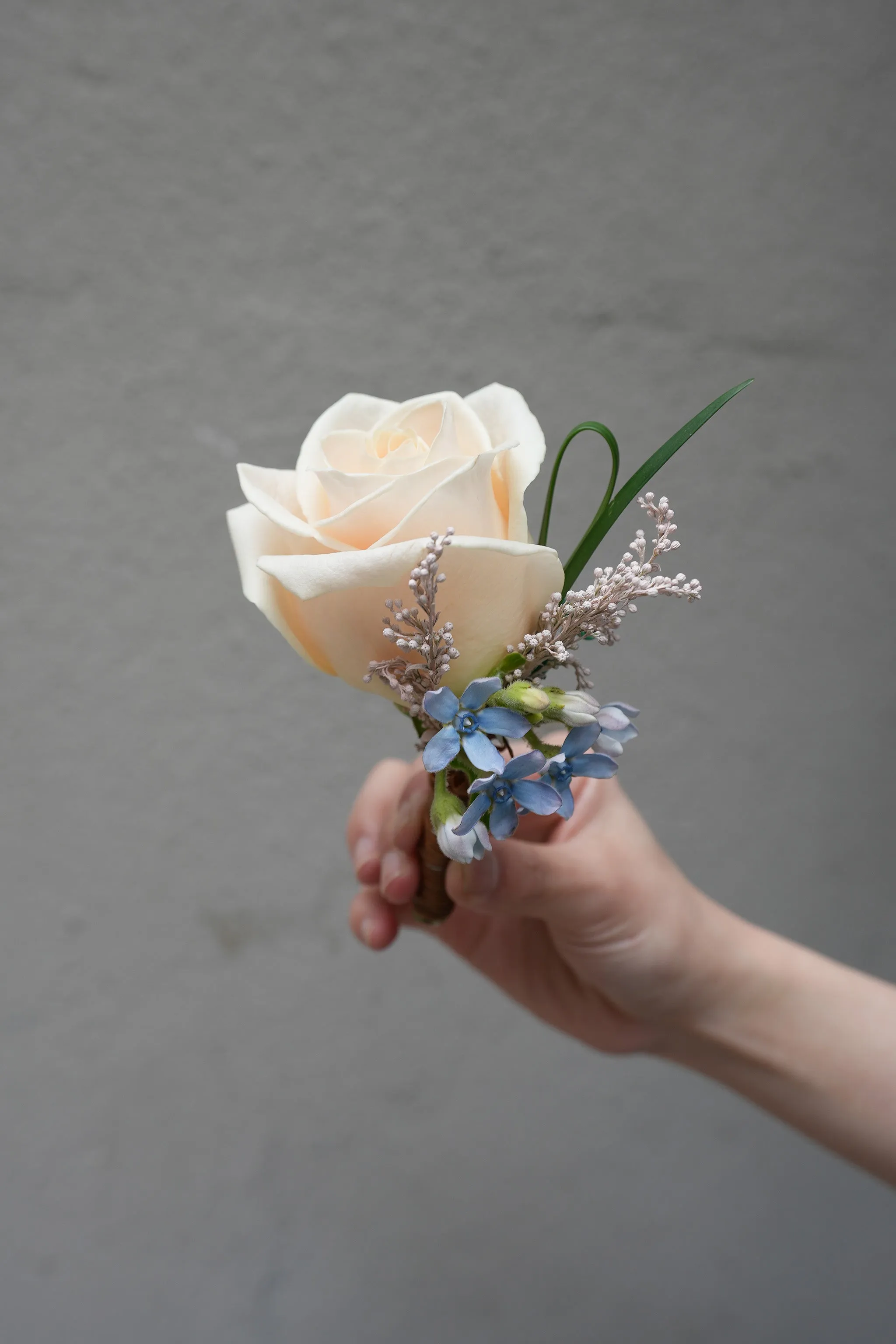 Light Rose Boutonniere