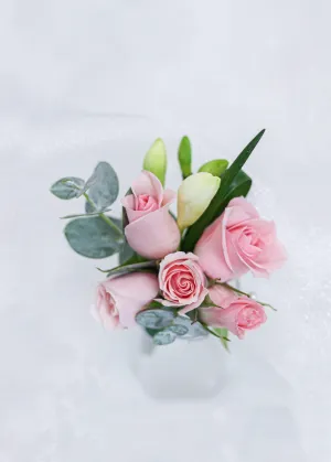 Pink Rose Corsage