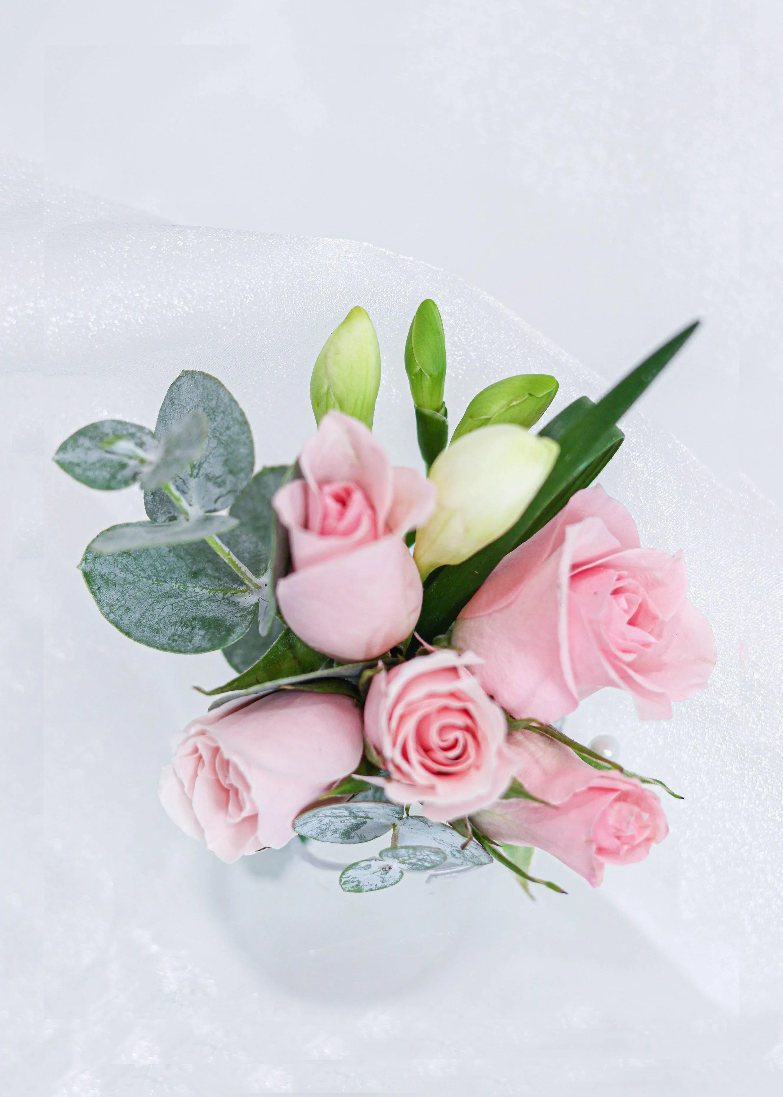 Pink Rose Corsage