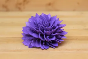 Purple Sola Dahlias 4" ( Set of 5 )