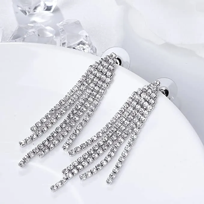 Tassel Linear Drop Earrings