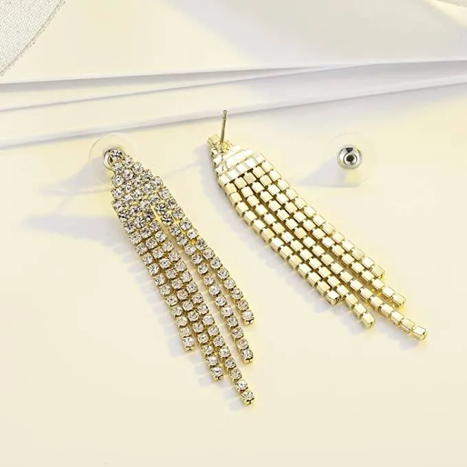 Tassel Linear Drop Earrings