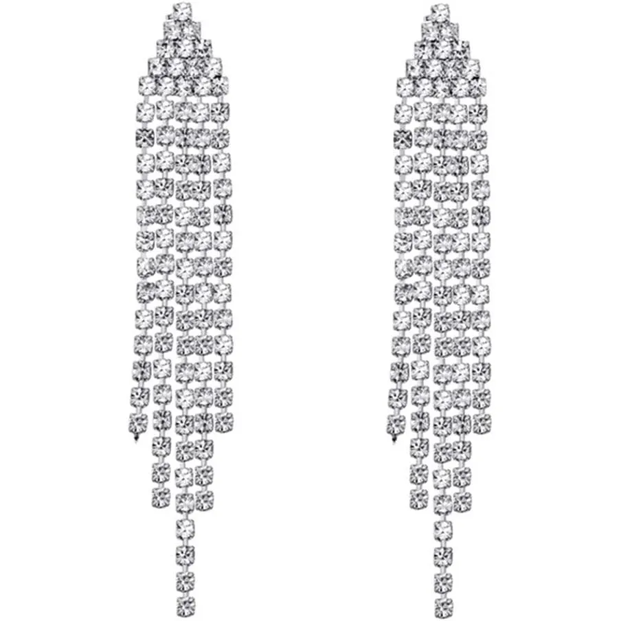 Tassel Linear Drop Earrings