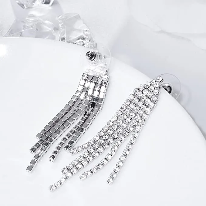 Tassel Linear Drop Earrings