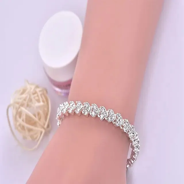 Women's Tennis Crystal Bracelet